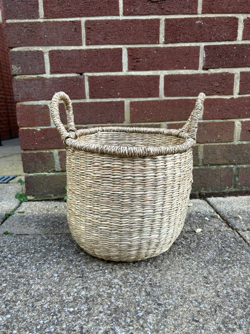 Basket With Handle - Seagrass
