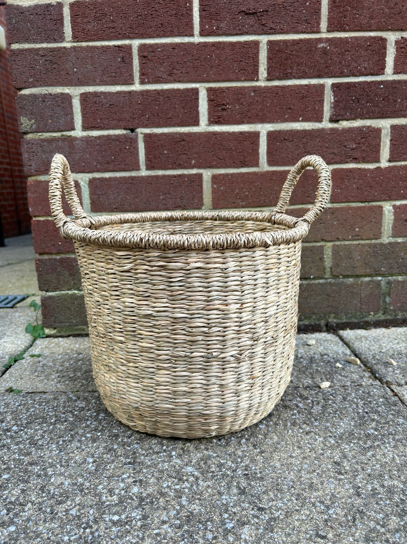Basket With Handle - Seagrass