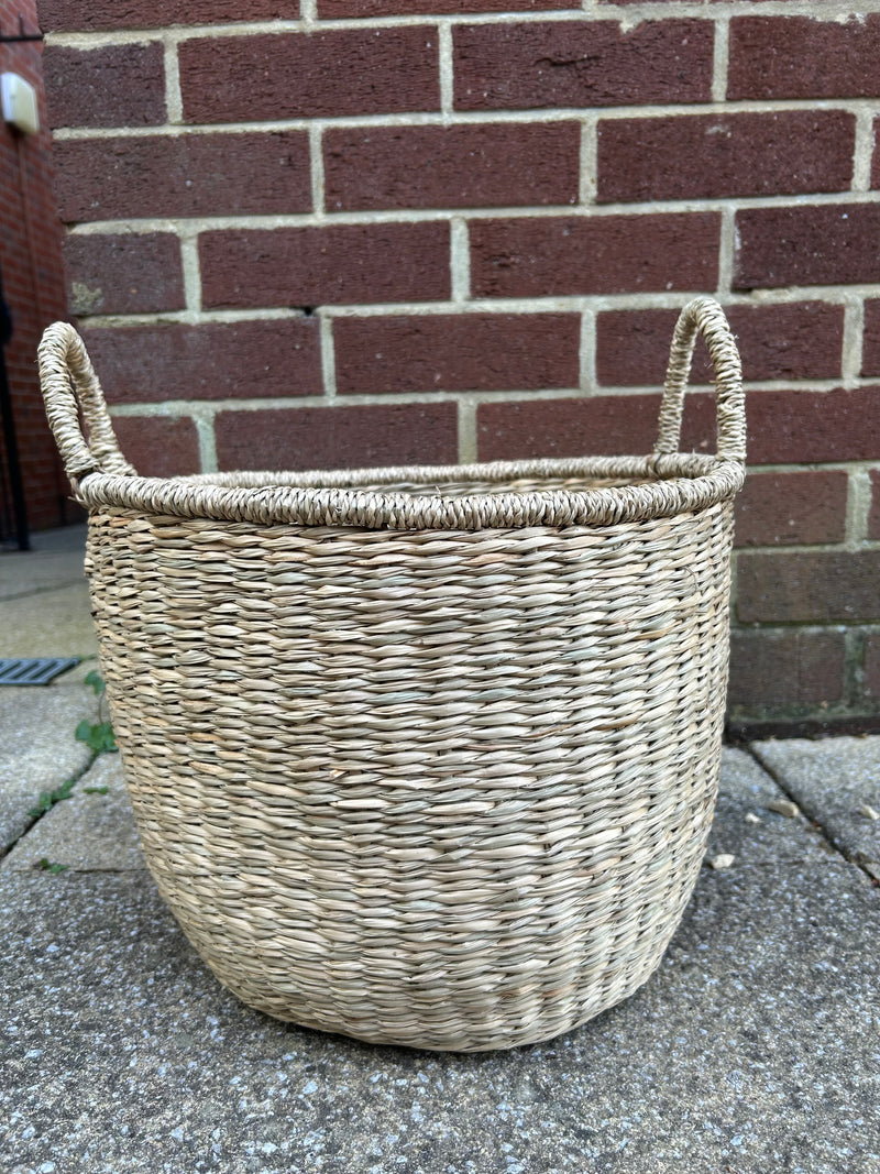 Basket With Handle - Seagrass