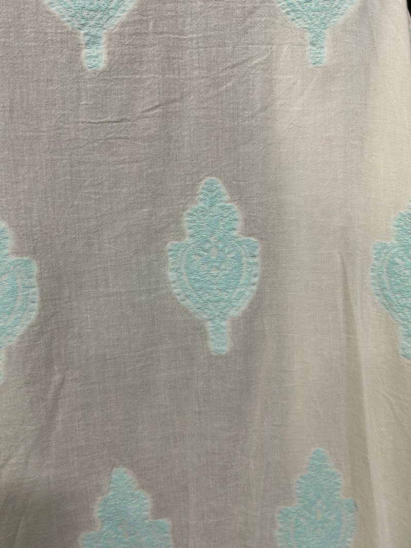 Kimono SAMOS - Offwhite / Aqua - LB