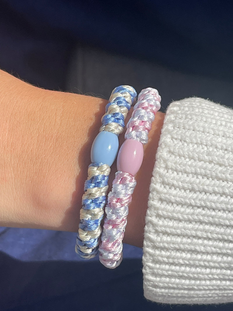 DANISH - Hair Tie - Supreme - Sky Blue Stripe
