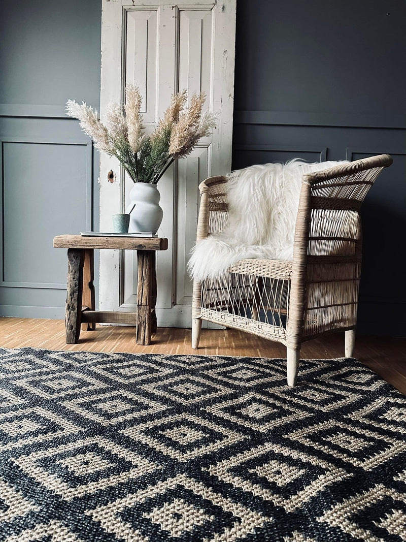 Floor Rug - 120 x 180cm - Outdoor - Black