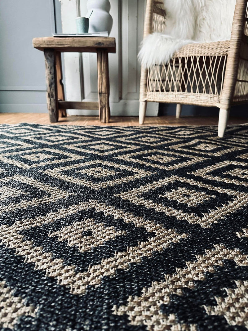 Floor Rug - 120 x 180cm - Outdoor - Black