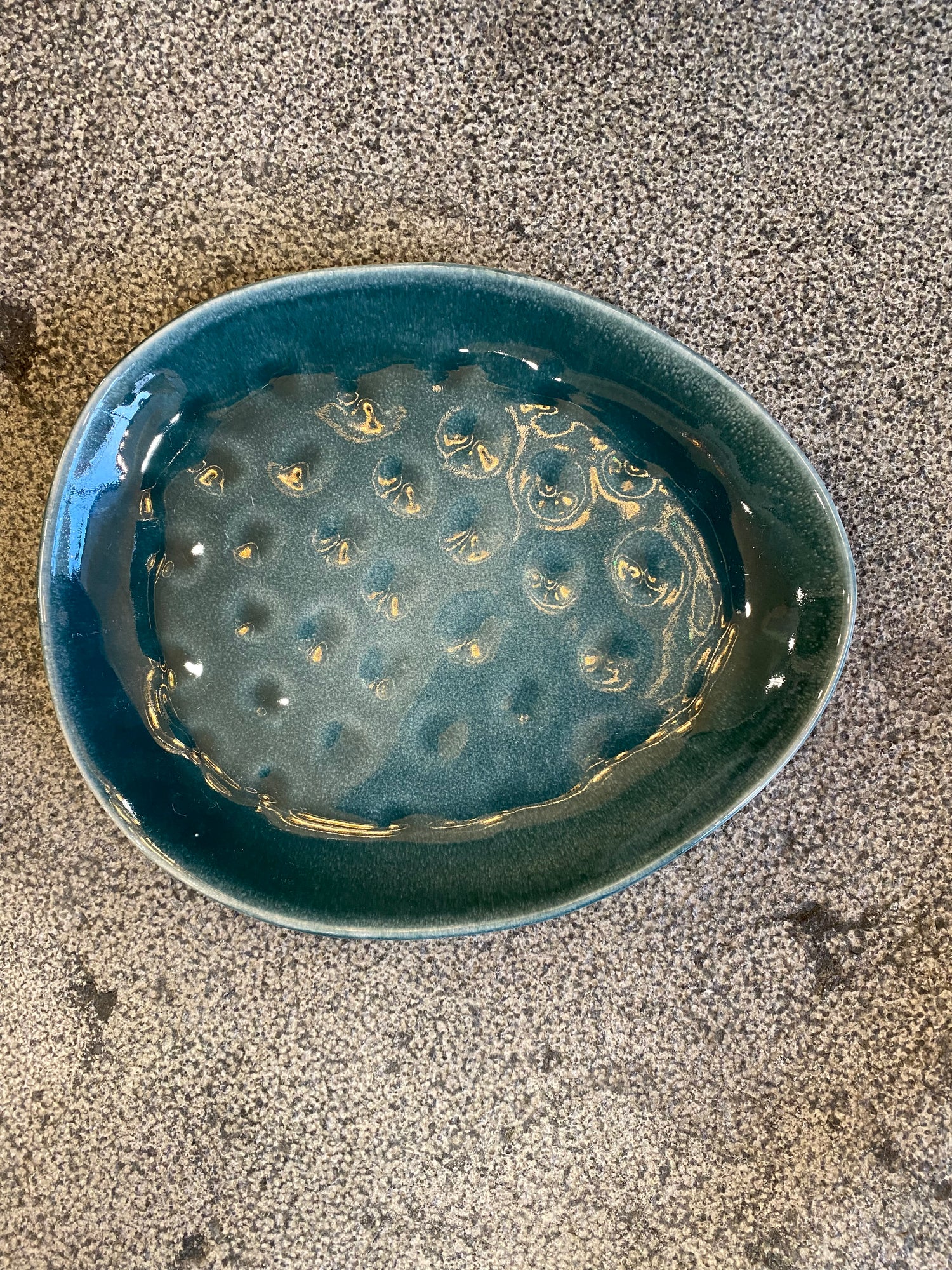 Plate Oval - Ocean Green