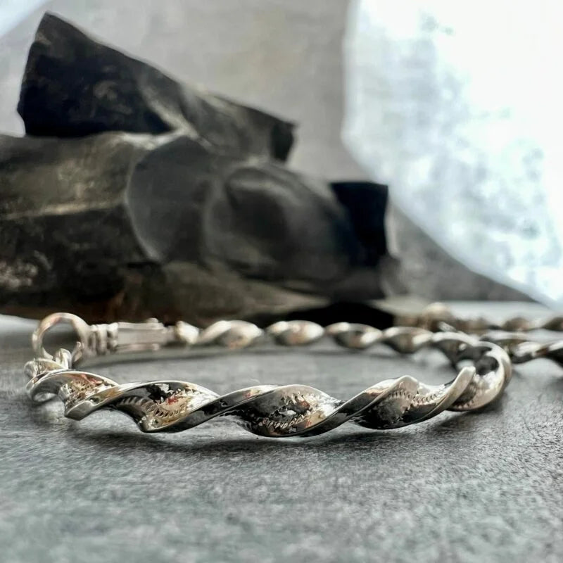 Julia Hoops - Rhodium Plated