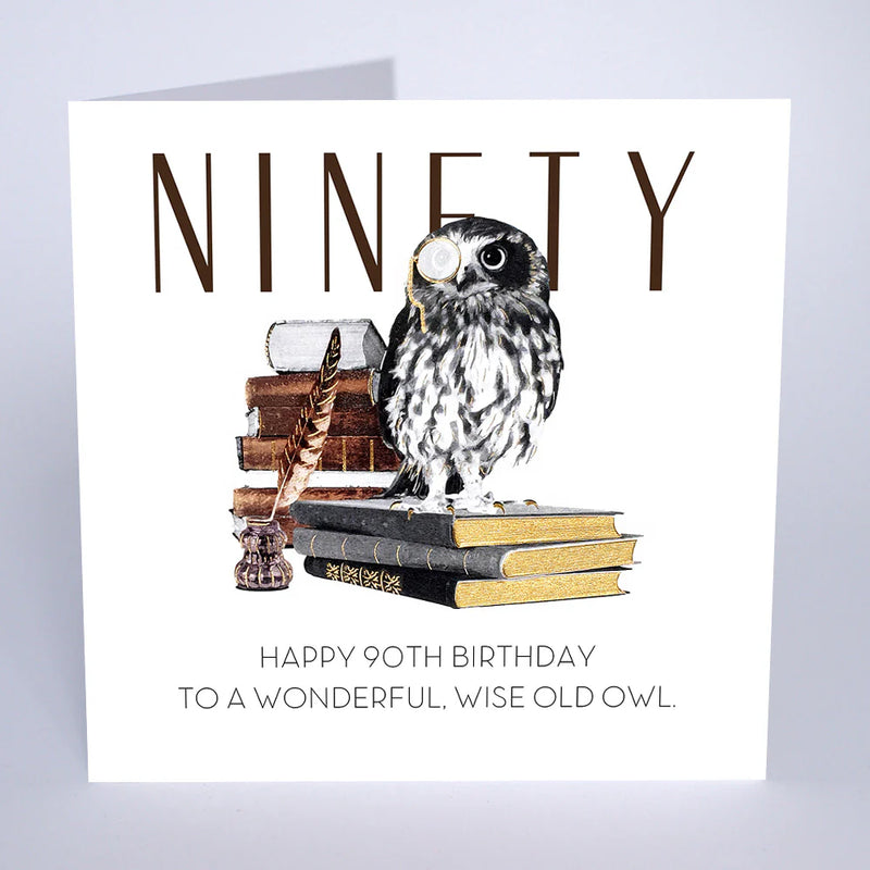 Card 16x16cm - 90th Birthday.....