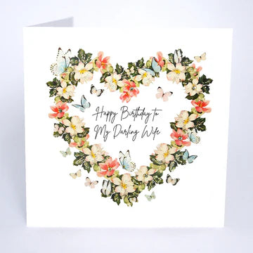 Card - Happy Birthday to My Darling Wife