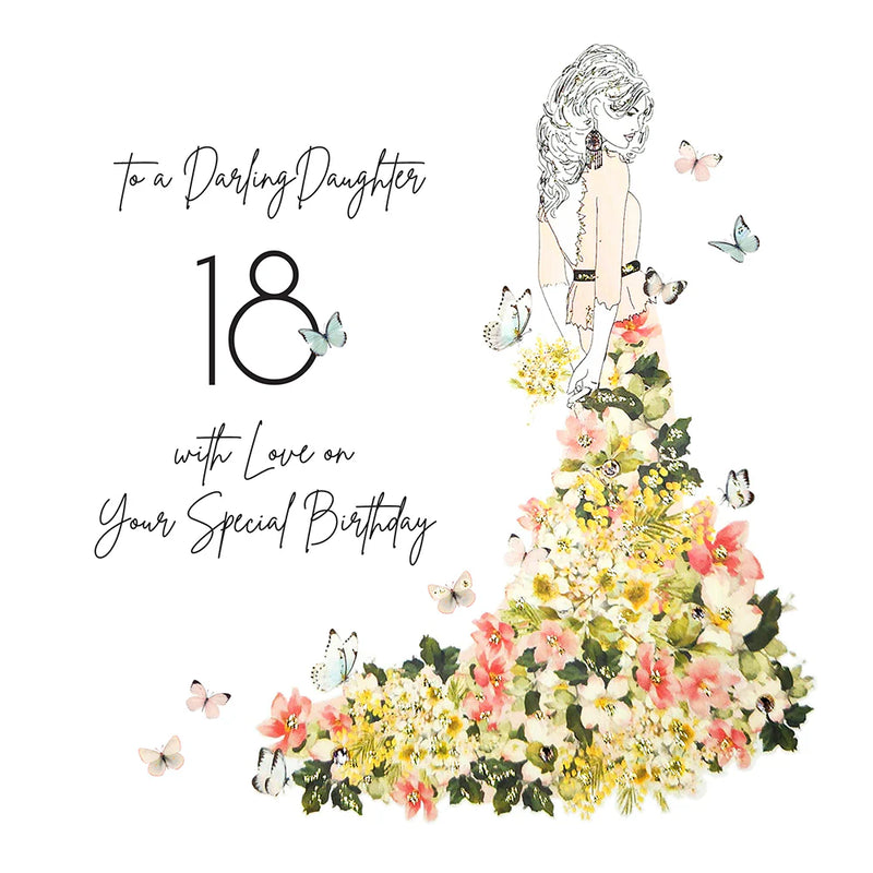 6x16cm - 18 To A Darling Daughter