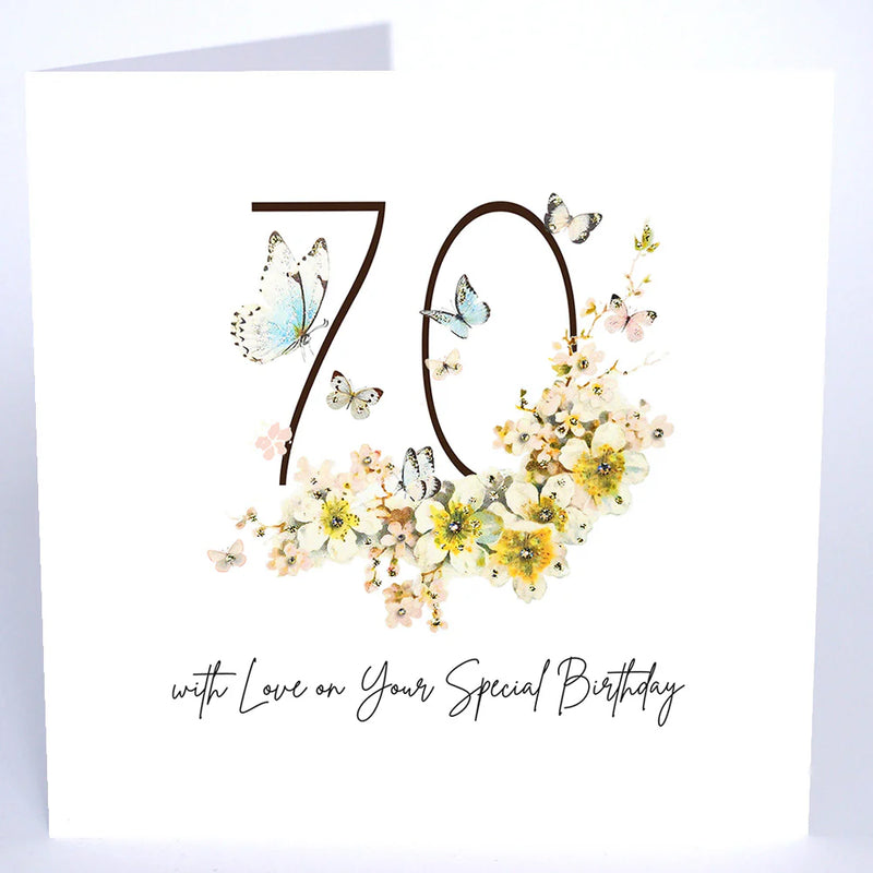 Card - 70 With Love On Your Special Birthday