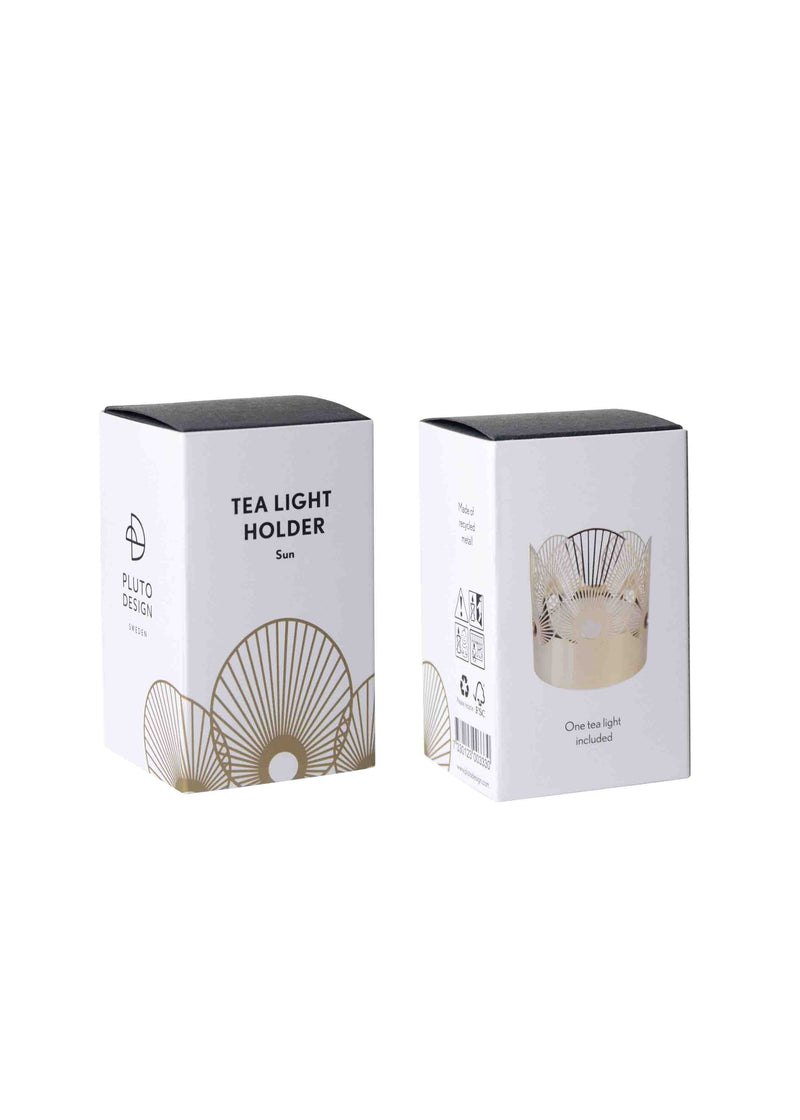 Tea Light Holder - SUN - Mini