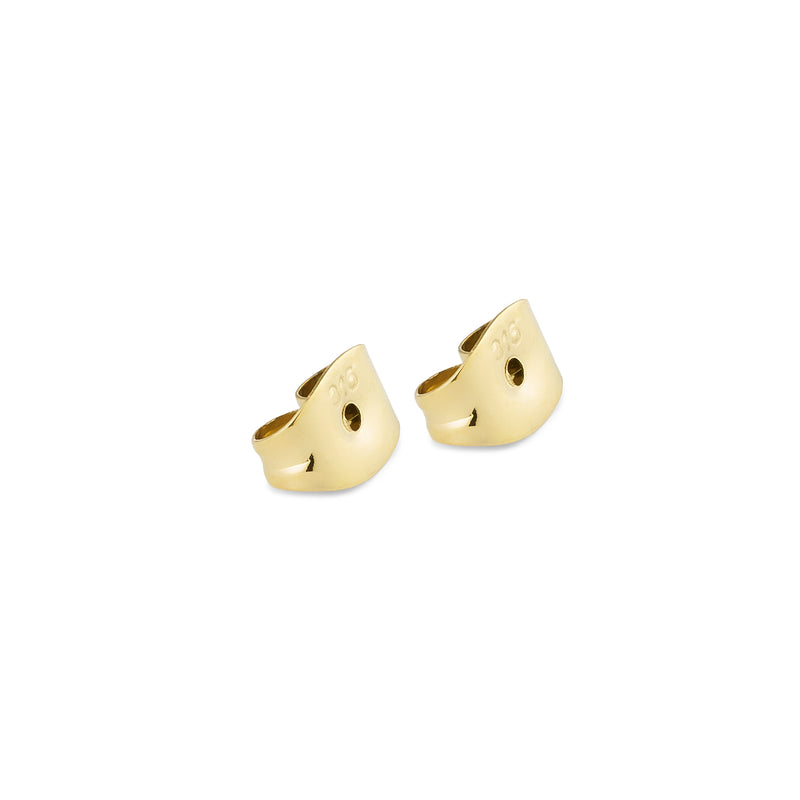 EVE - Stud Earrings - Sterling Silver - Gold Plated - Pink CZ