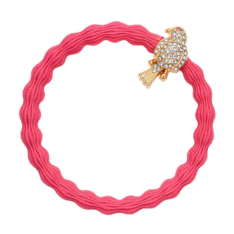 Hair Tie - BIRD - Neon Peach