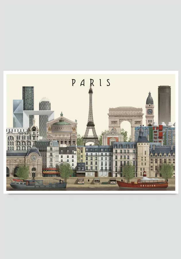 Postcard Paris 11 - Martin Schwartz