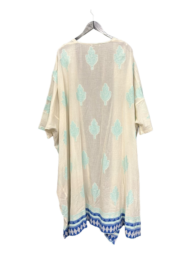 Kimono SAMOS - Offwhite / Aqua - LB