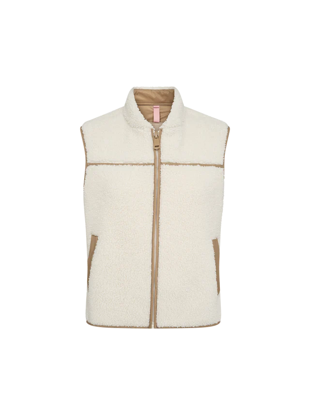 Teddy Waistcoat - ROWE - Ecru