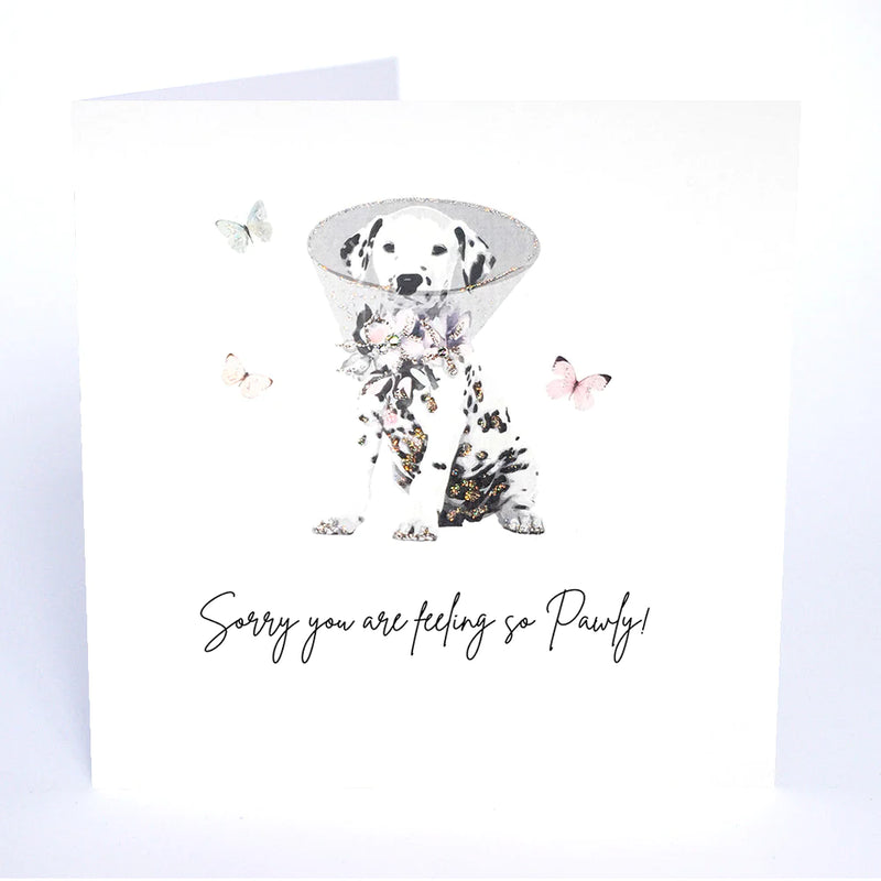 Card - Sorry you are feeling so pawly.....