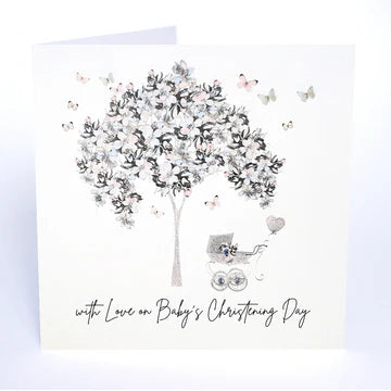 Card - 40 With Love On Baby's Christening Day