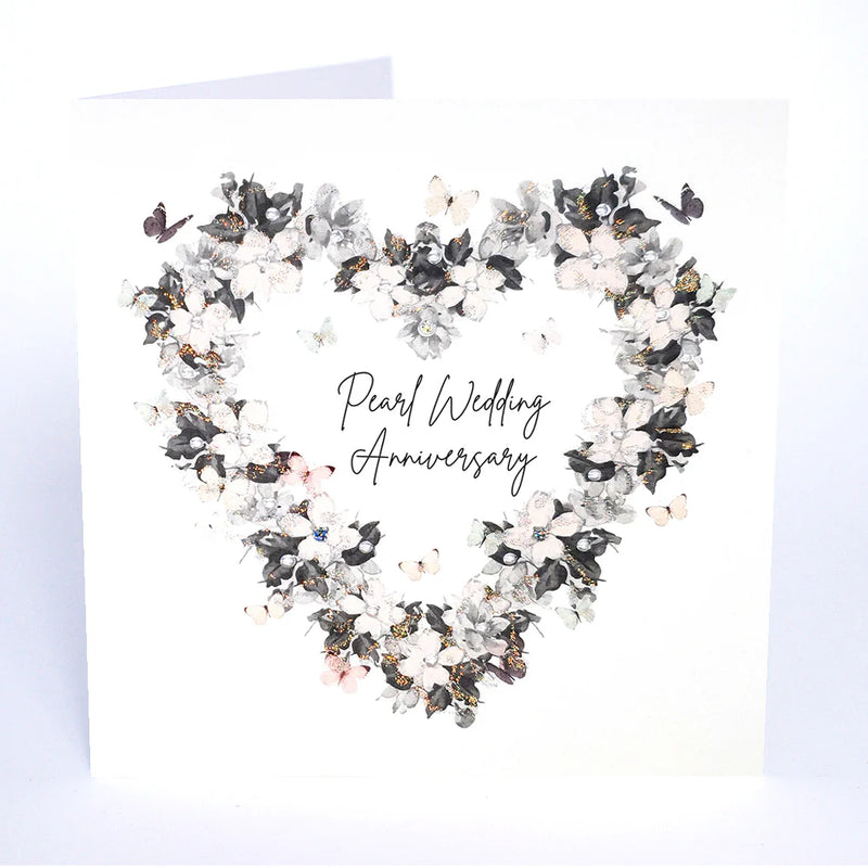 Card - Pearl Wedding Anniversary
