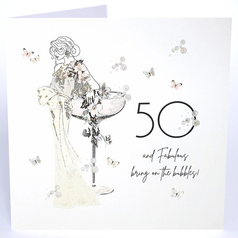 Card - 50 With Love On Your Special Birthday