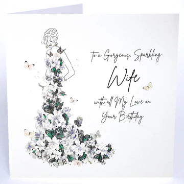 Card - To A Gorgeous Sparkling Wife