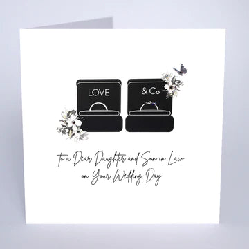 Card - Daughter and Son in Law on Wedding Day .....