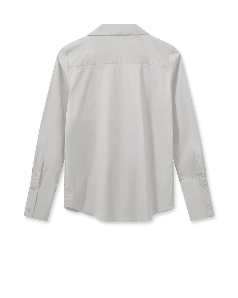 Shirt - Sybel Satin Shirt - White - LB