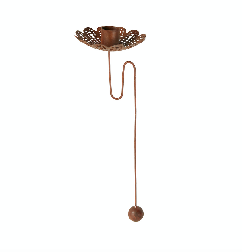 Candle Holder - Christmas Tree - Rusty Metal