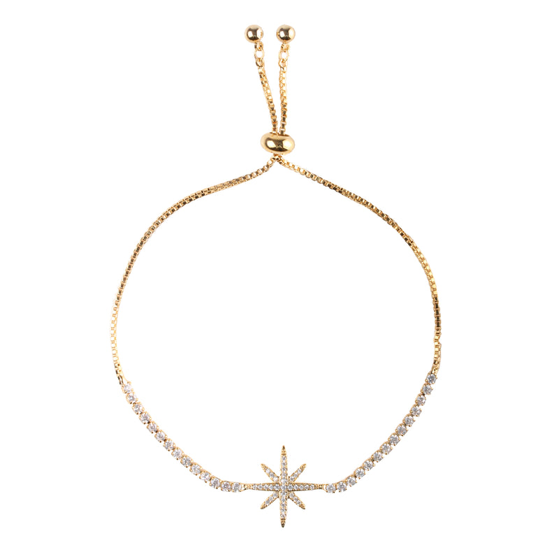 Bracelet - STARBURST - Gold plated