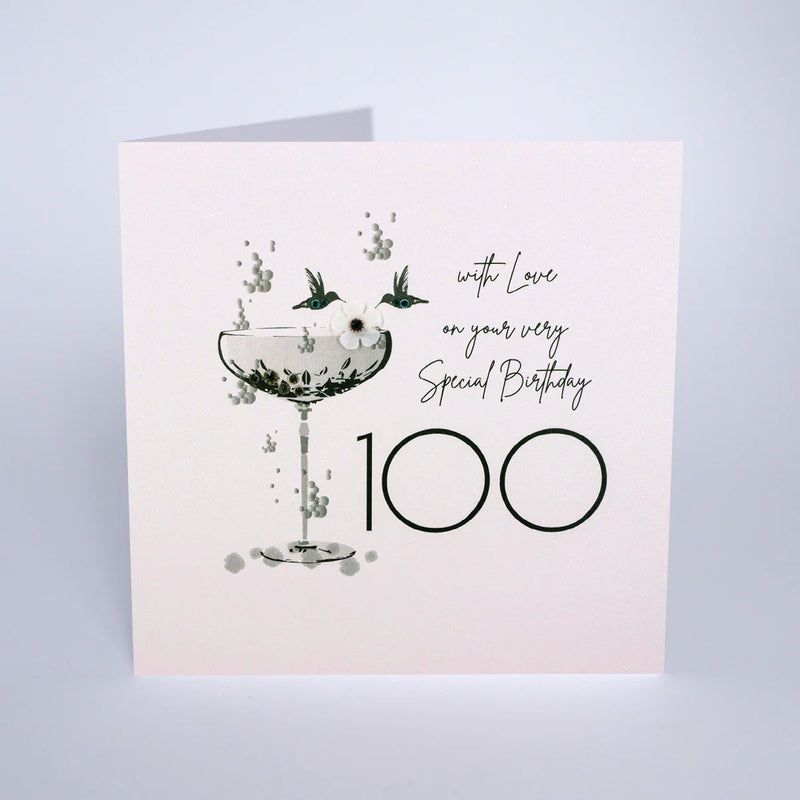 Card - 100 With Love on Special Day