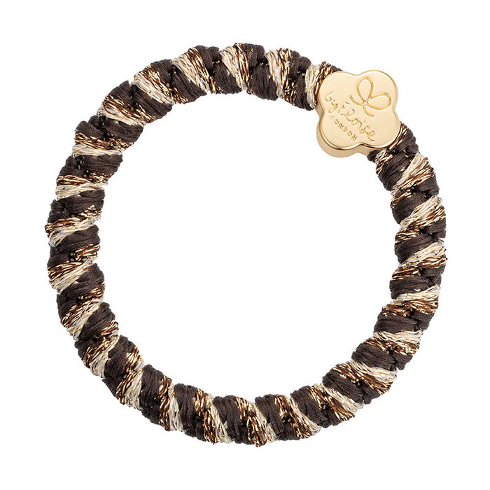 Hair Tie - QUATREFOIL GRAPHITE/G