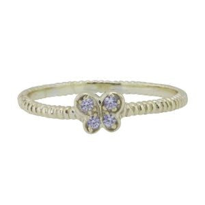 VIA London - Sparkling Butterfly Ring