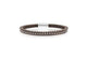 SIF JAKOBS-Monteduro Bracelet - Light Brown Leather- Stainless steel