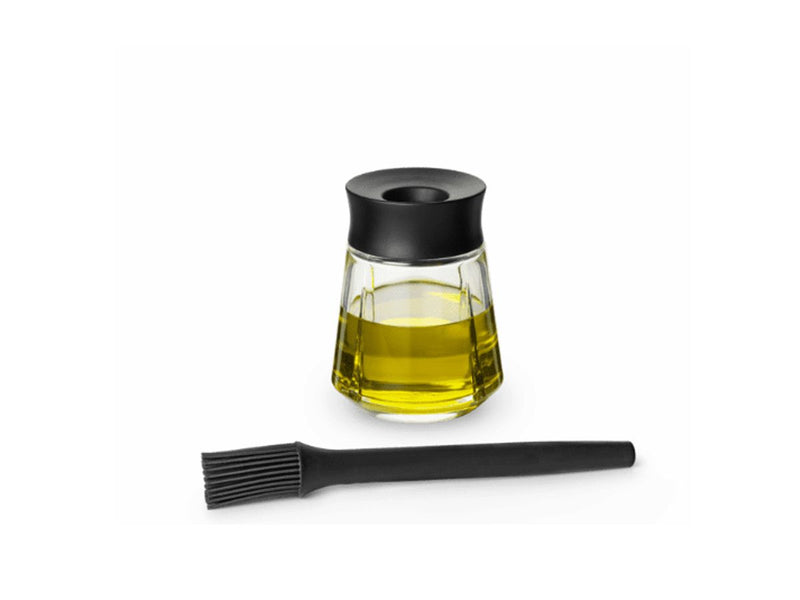 Marinade Glass with Brush