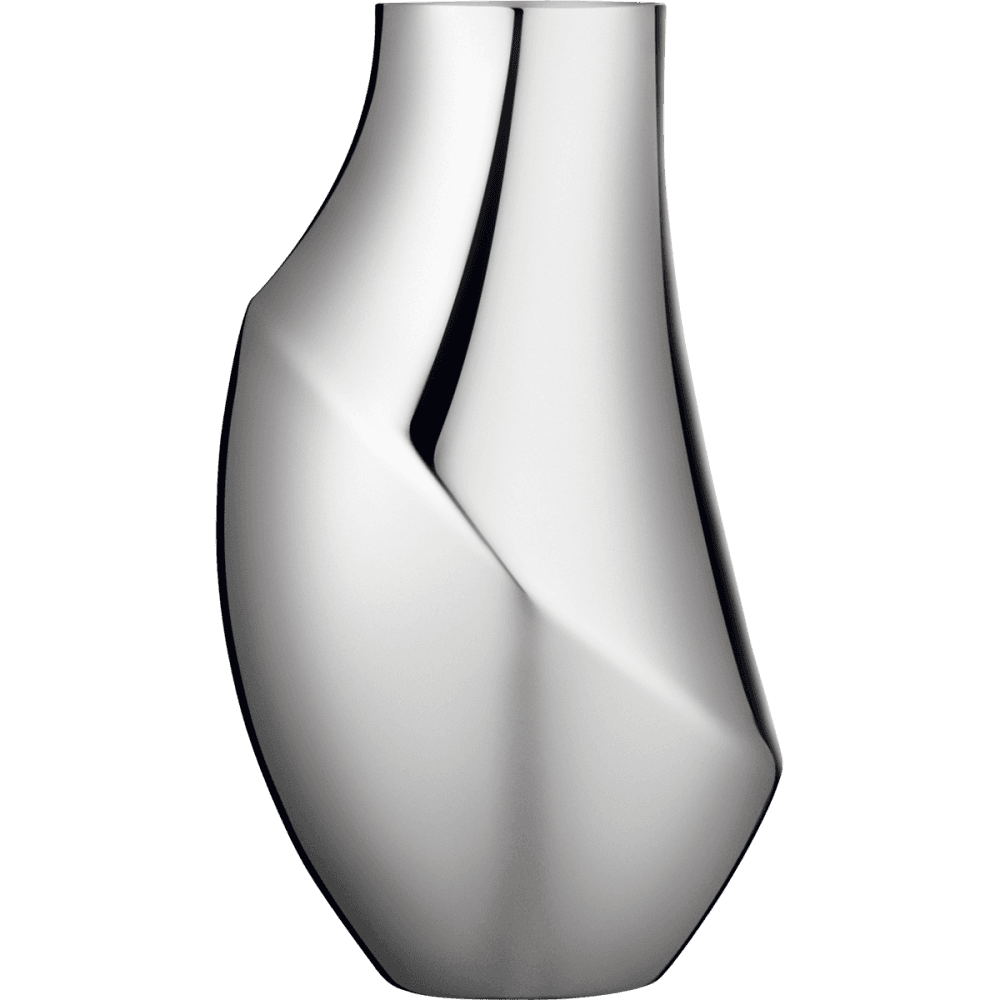Medium Flora Design Vase - Stainless Steel