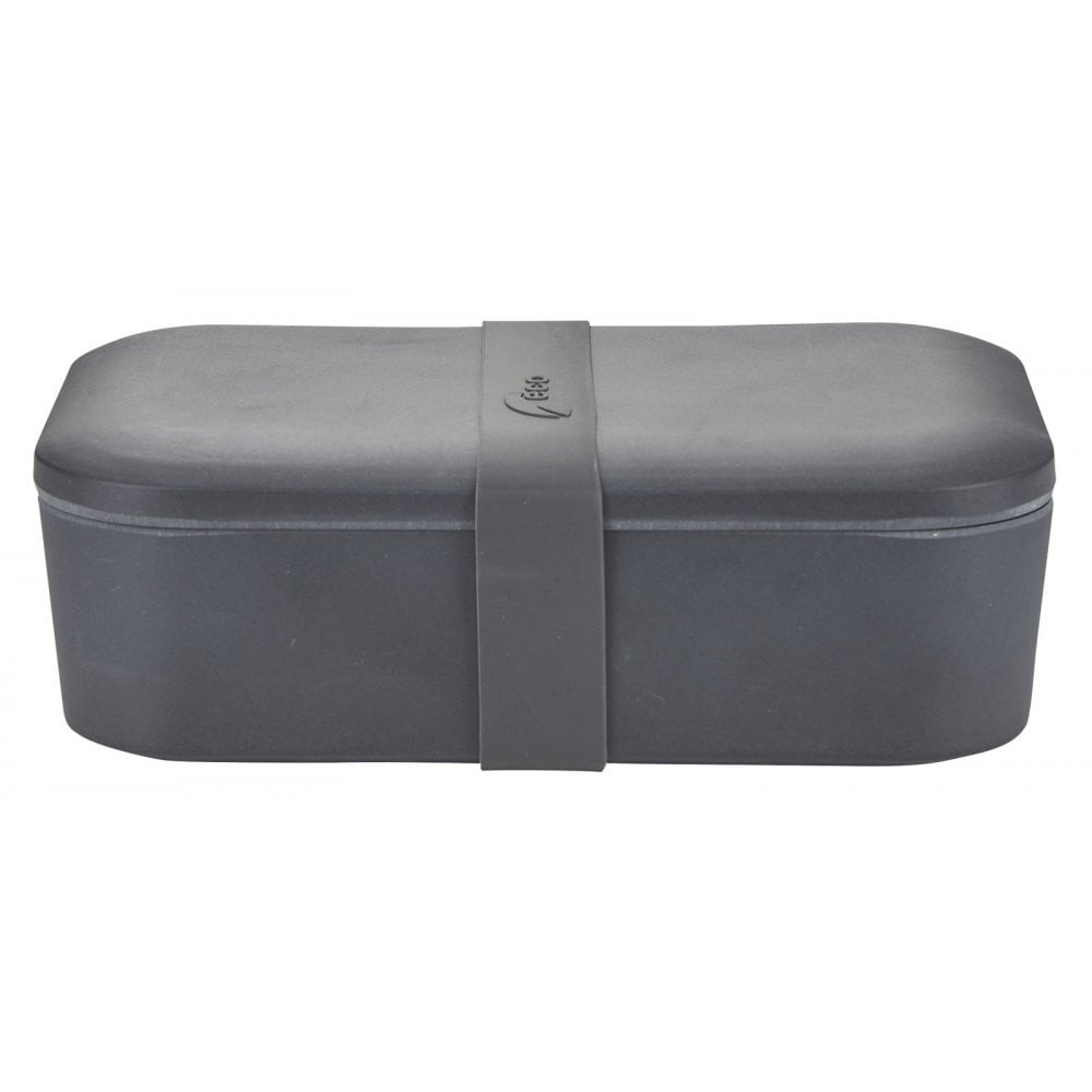 Lunch Box with Silicone Band - Anthracite