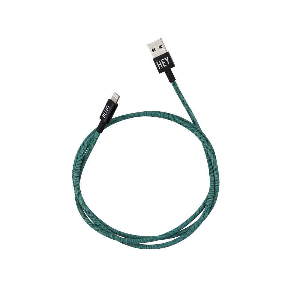 MyCable Lightning Cable - Dark Green 1 Mtr