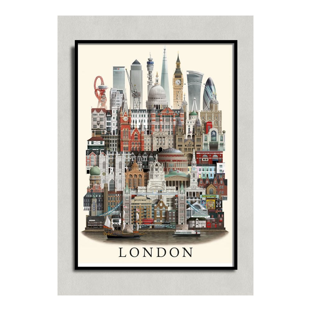 London City Poster 50 x 70cm