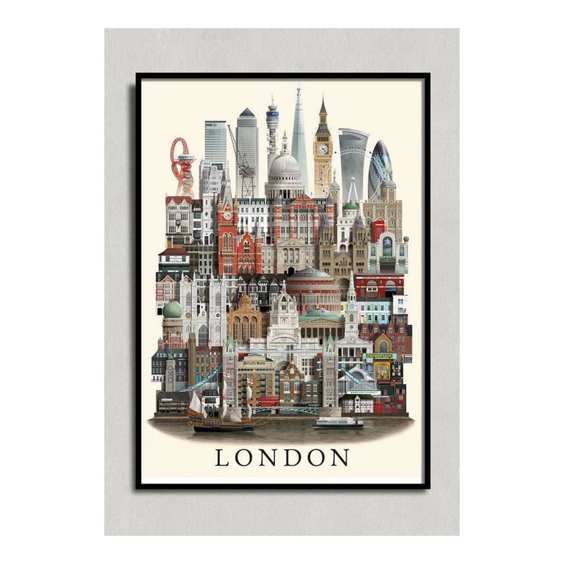 London City Poster 50 x 70cm