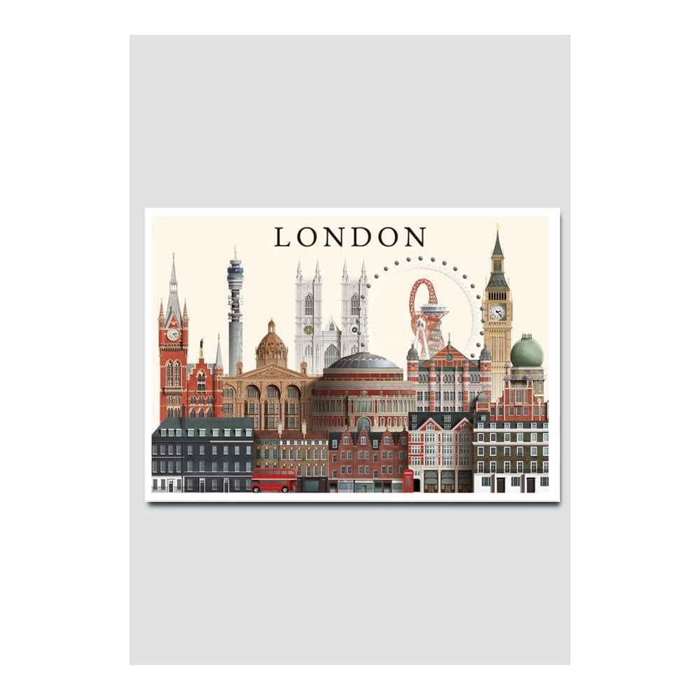 London 111 City Card A5
