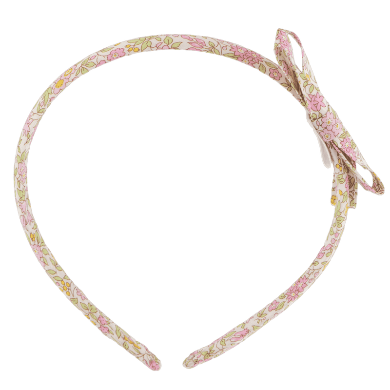 Hairband with Liberty Print - Chamomile Pink