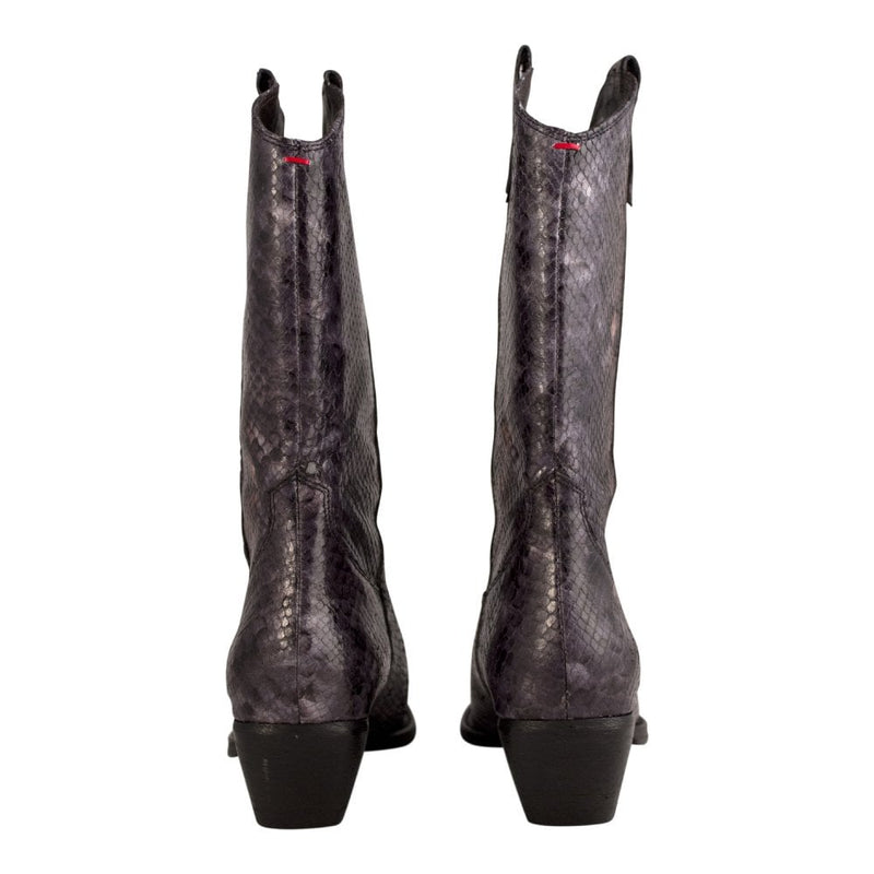 Boots Cowboy - Grey Multi Snake Print