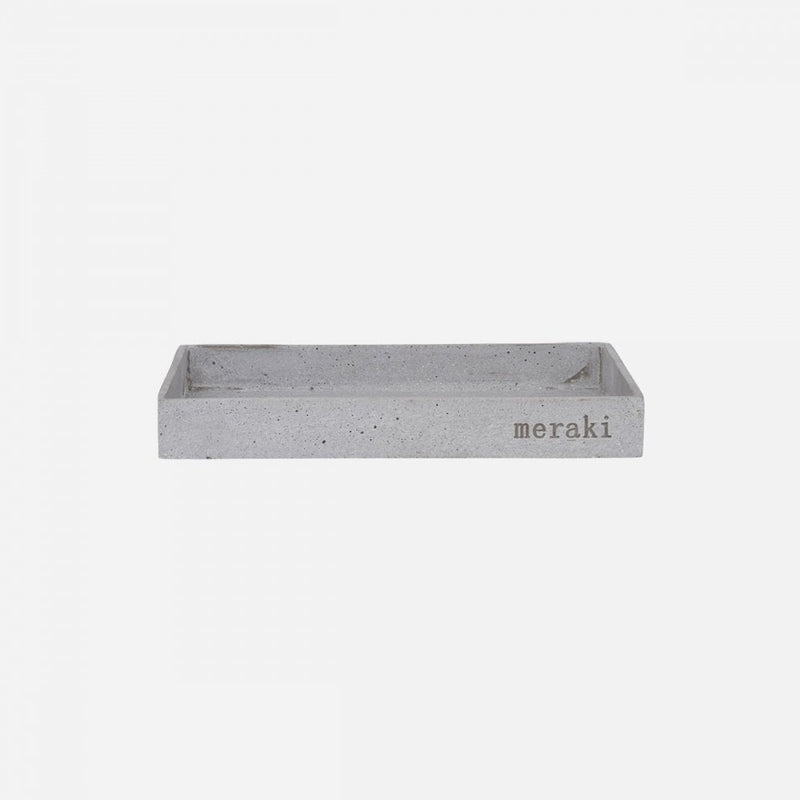 Meraki Tray - Stone Grey 30x20cm