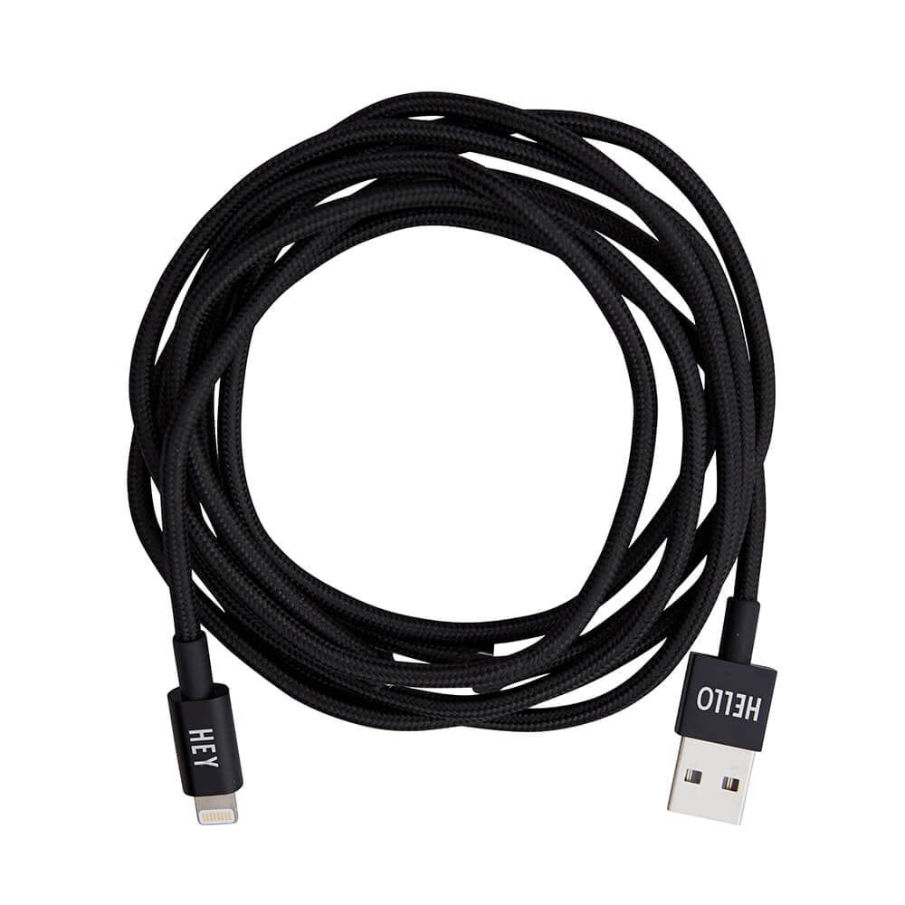 MyCable Extra Long Lightning Cable - Black 1.85mtr