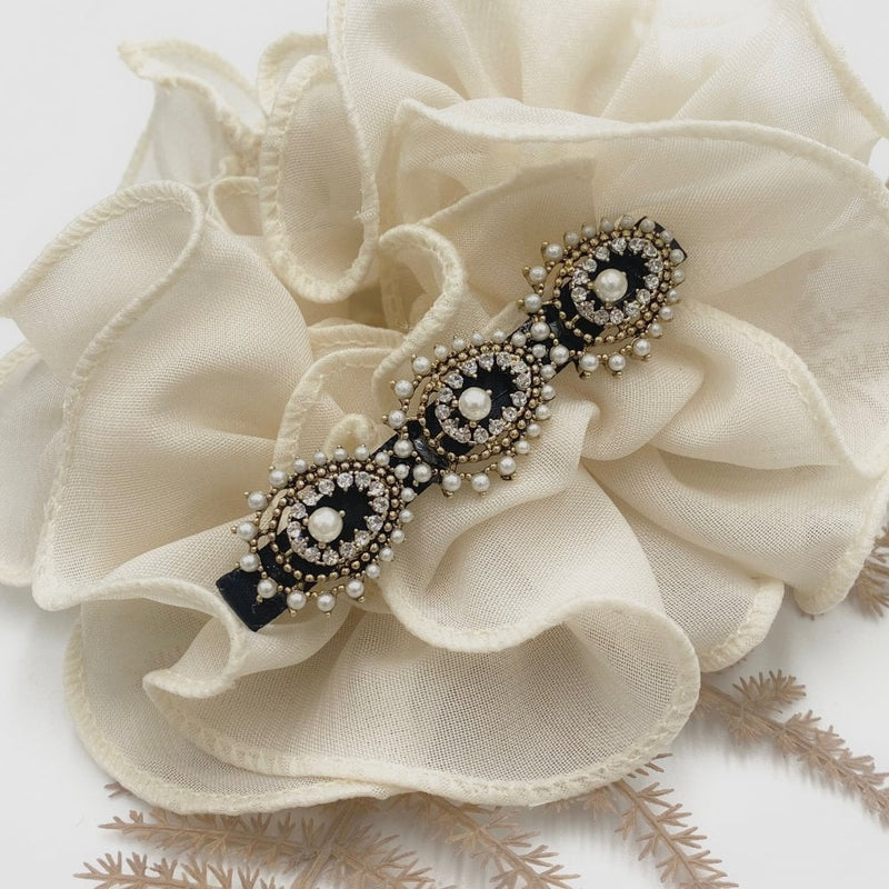 Hair clip Deluxe - Pearls And Beads
