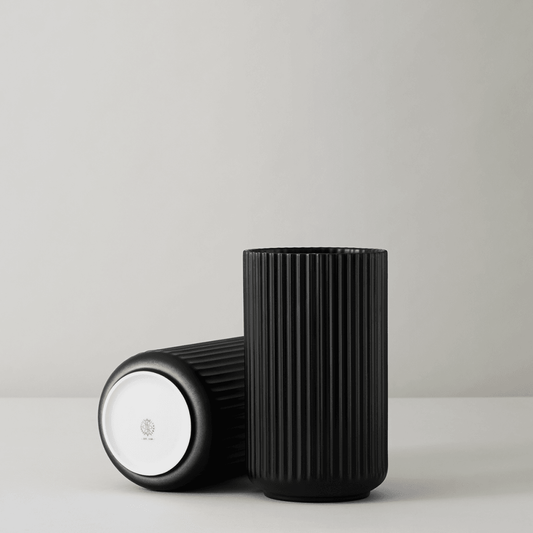 LyngBy Vase Black - H12cm
