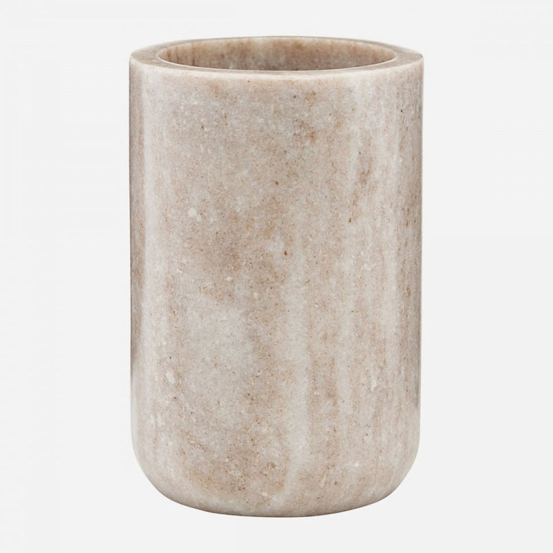 Tooth Mug/Make Up Holder - Marble H12cm