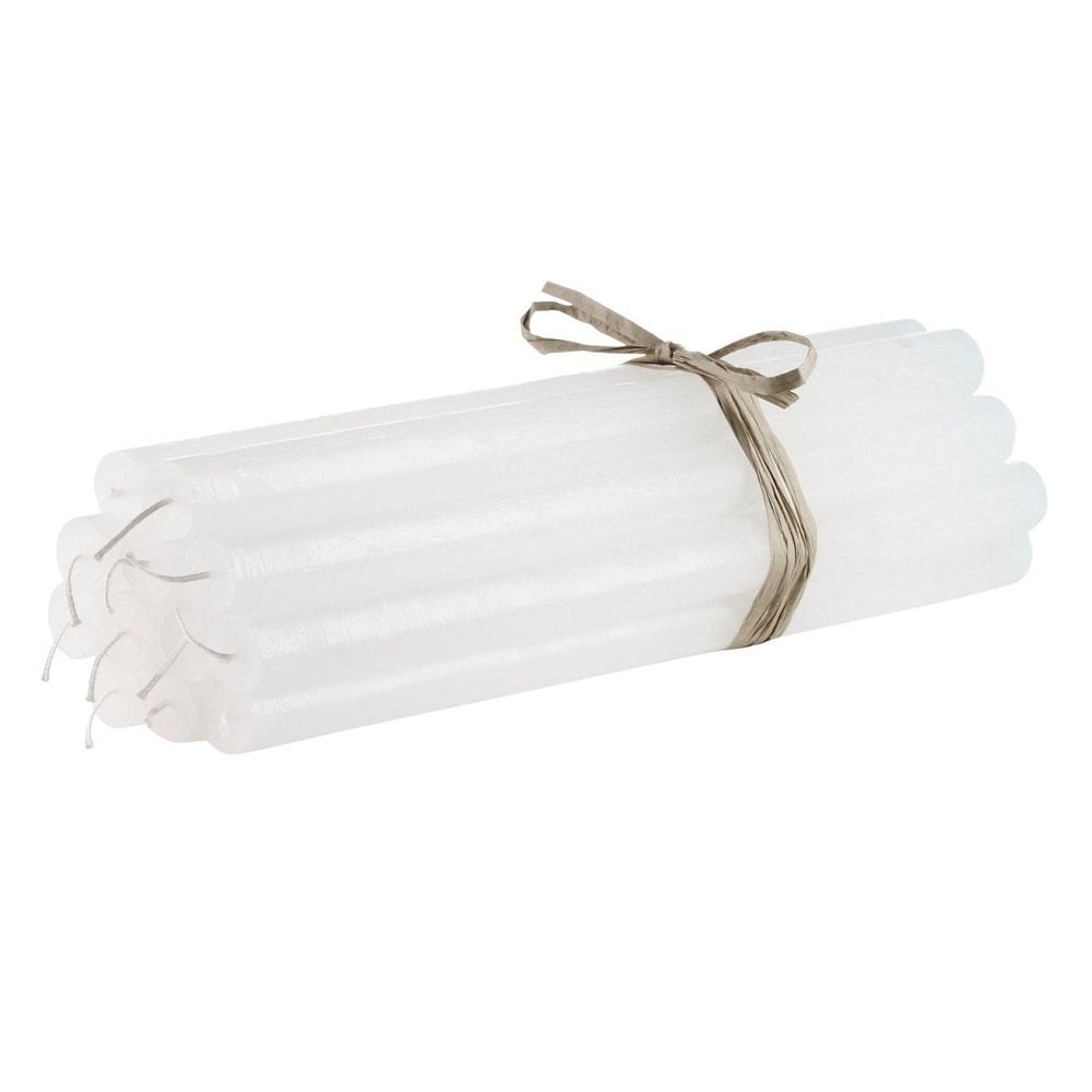 White Dinner Candle - Set of 6