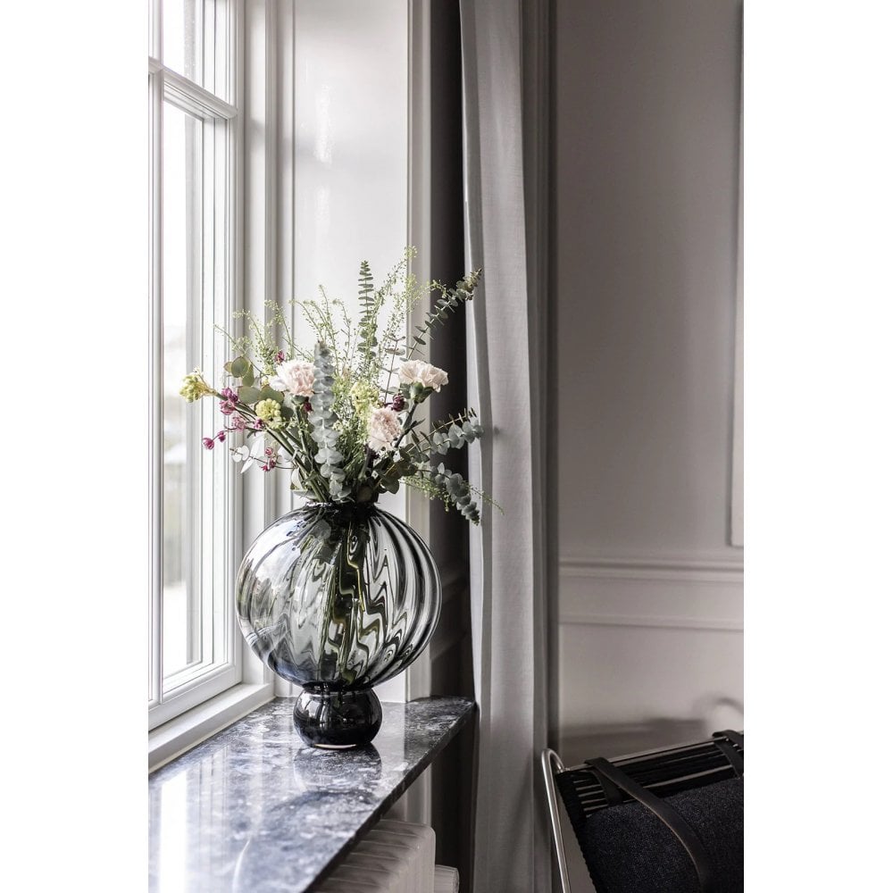 Meadow Swirl Vase - Grey - Large