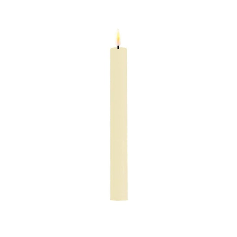 Dinner Candles LED -24cm - Set/2 - Cream