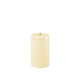 Block Candles LED - 7.5 x 12.5cm - Cream